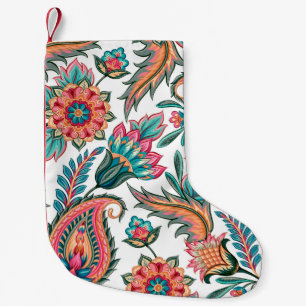 Traditional oriental seamless paisley pattern. Vin Small Christmas Stocking