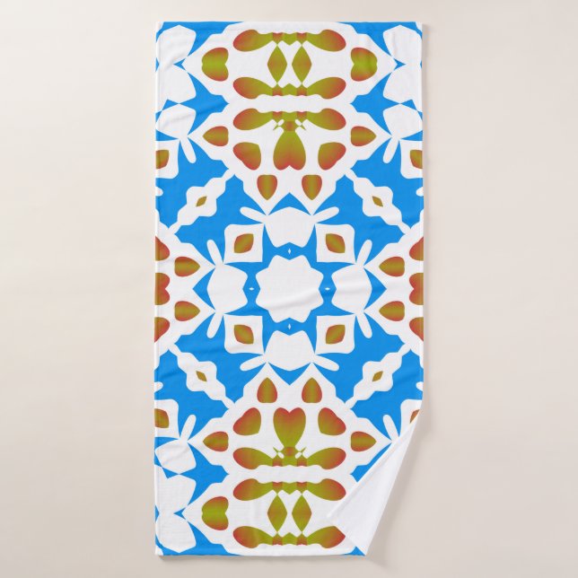 Traditional ornate mexican talavera. Universal des Bath Towel (Bath Towel)