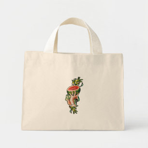 Traditional Palestine elements in palestine map Mini Tote Bag