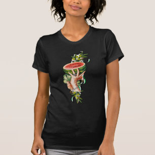 Traditional Palestine elements in palestine map T-Shirt
