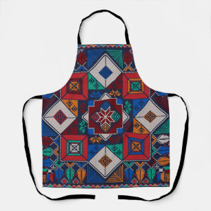 Traditional Palestine Embroidery tatreez  colorful Apron