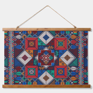 Traditional Palestine Embroidery tatreez  colourfu Hanging Tapestry