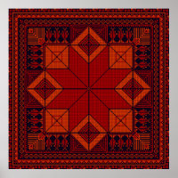 traditional Palestine Embroidery Tatreez Pattern