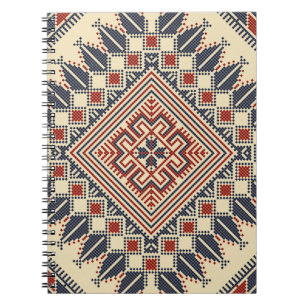 Traditional Palestinian embroidery Notebook