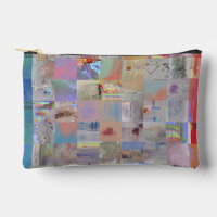 Traditional Patchwork Geometric Accessory Bag
