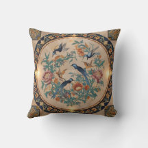 Traditional Persian Design Square Pillow