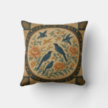 Traditional Persian Design Square Pillow