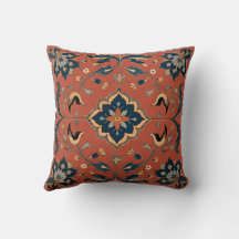 Traditional Persian Design Square Pillow