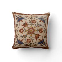 Traditional Persian Design Square Pillow
