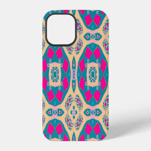 Traditional, Peruvian patchwork, tile pattern iPhone 12 Case
