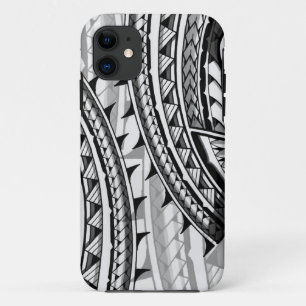 Traditional Polynesian tribal design/tattoo iPhone 11 Case