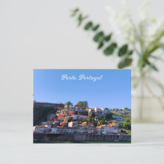 Traditional Port City Landscape Postcard