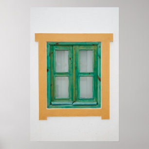 Traditional Portuguese window Poster