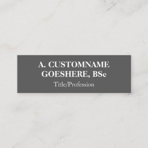 Traditional Professional Business Card
