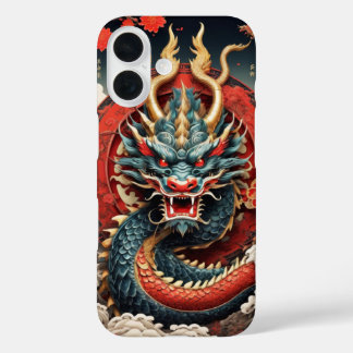 Traditional red chinese dragon cover