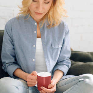 Traditional Red Coffee Mug