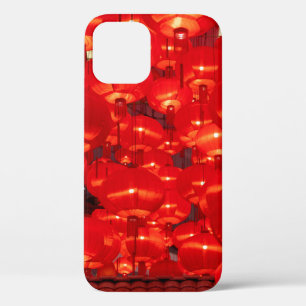 Traditional red lanterns decorated for Chinese new iPhone 12 Case