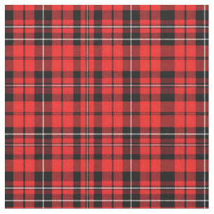 Traditional Red Plaid Tartan Popular Collection Fabric