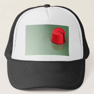 Traditional red Turkish fez Trucker Hat