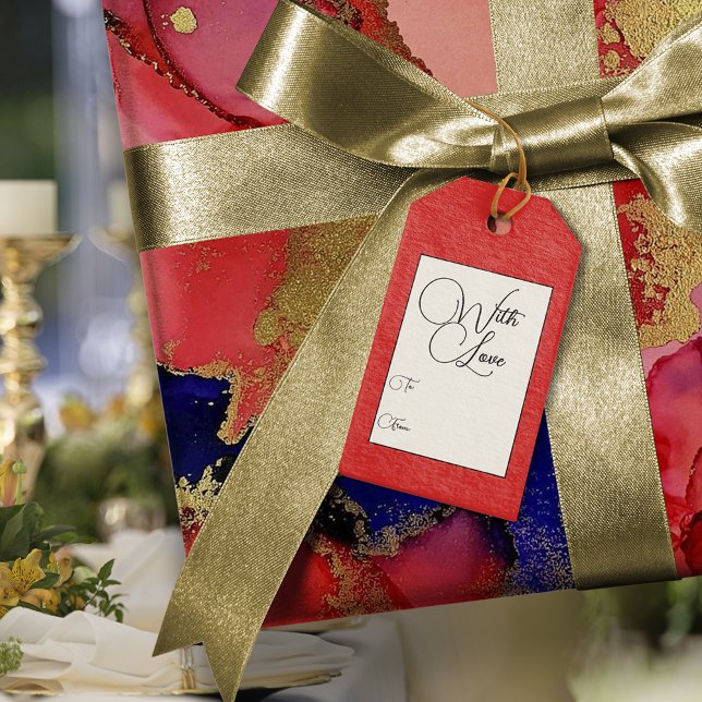 Traditional Red With Love Gift Tags (Creator Uploaded)