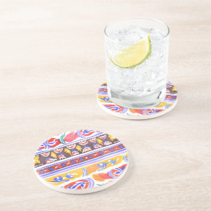 traditional Romanian decor Coaster