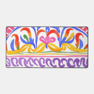 traditional Romanian decor Desk Mat
