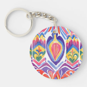 traditional Romanian decor Key Ring