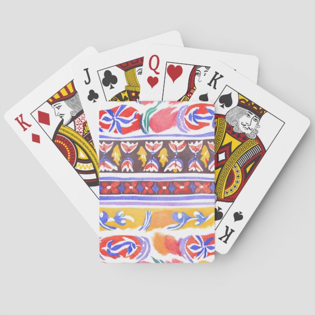 traditional Romanian decor Playing Cards (Back)