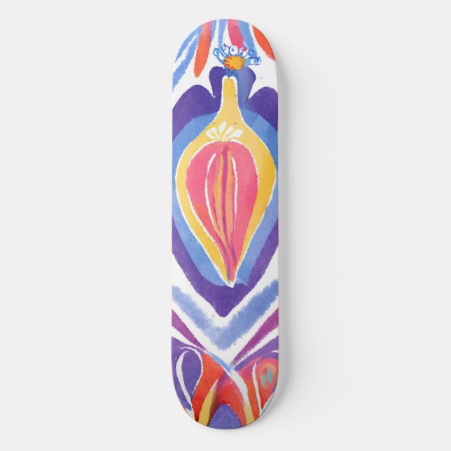 traditional Romanian decor Skateboard (Front)