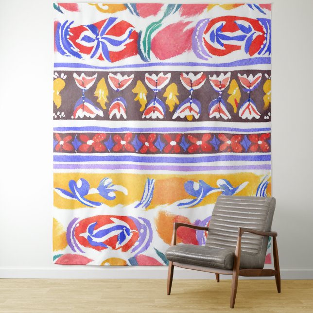 traditional Romanian decor Tapestry (In Situ)