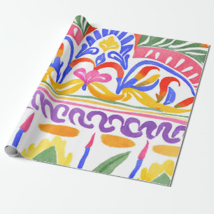 traditional Romanian decor Wrapping Paper