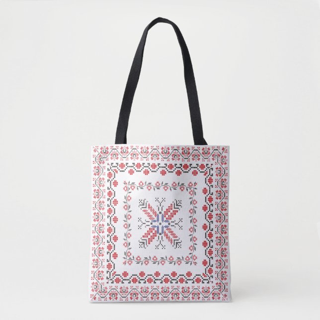 Traditional Romanian folk art motifs  Romania 4 Tote Bag (Front)