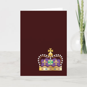 Traditional Royal Crown Card