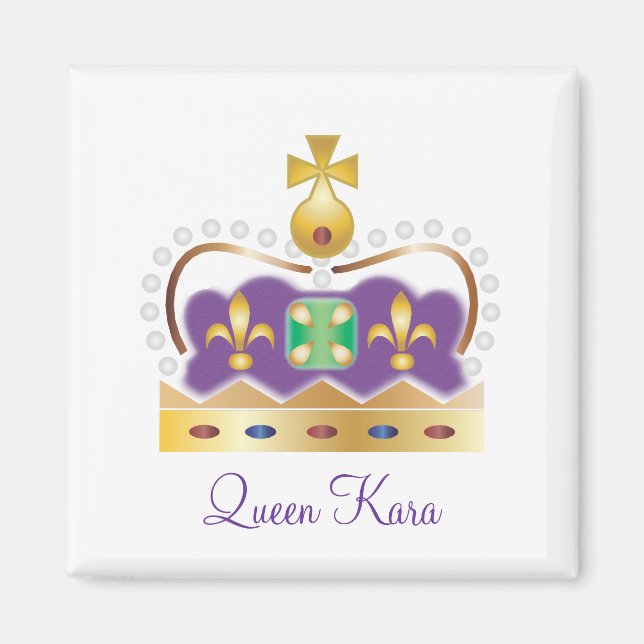 Traditional Royal Crown Magnet (Front)