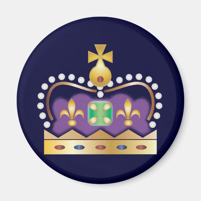 Traditional Royal Crown Magnet (Front)