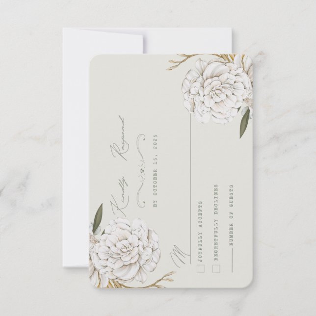 Traditional RSVP Card (Front)