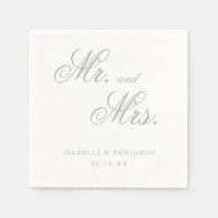Traditional Sage Green Formal Elegant Wedding