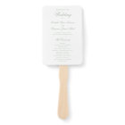 Traditional Sage Green Formal Wedding Program