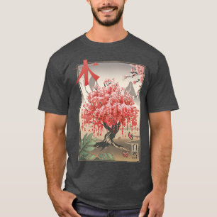 Traditional Sakura Japanese Cherry Blossom Tree T-Shirt