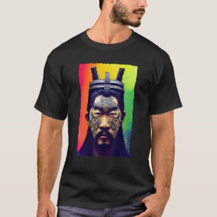 Traditional Samurai Warrior With A Modern Twist T-Shirt