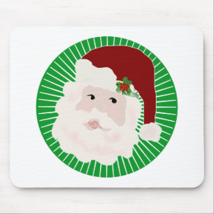 Traditional Santa Claus T-shirts and Gifts Mouse Pad