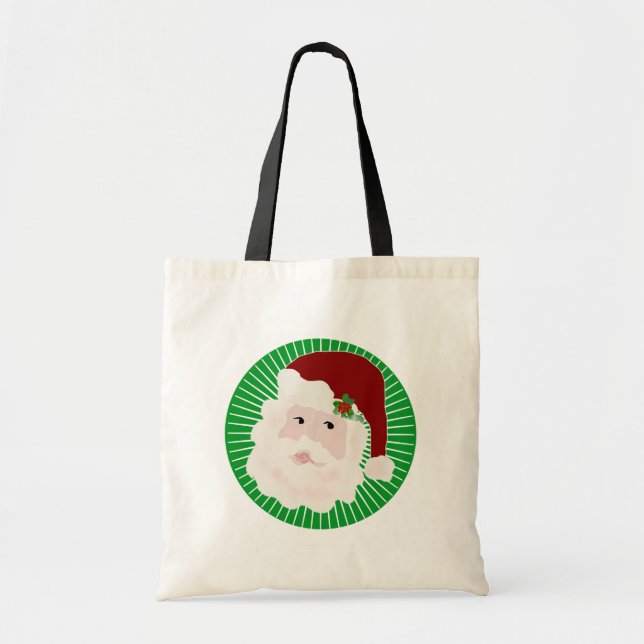 Traditional Santa Claus T-shirts and Gifts Tote Bag (Front)