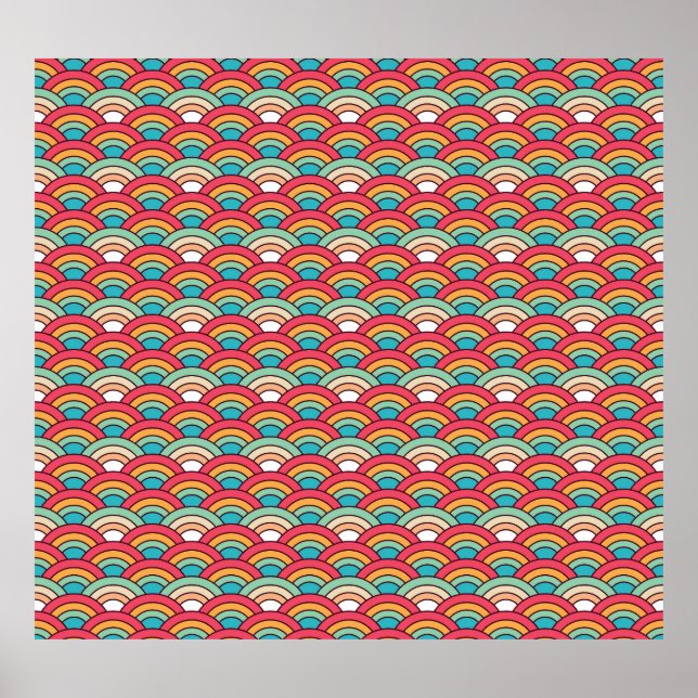 Traditional Seamless Pattern Elegant Design Poster (Front)