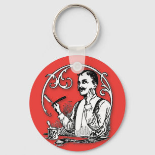 Traditional Shaver's Key Ring