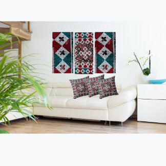 Traditional Sindhi / Balochi / Indian Throw Pillow