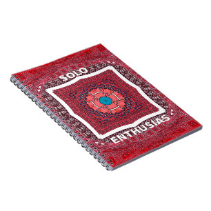 Traditional Sindhi Culture Ajrak Pattern Art Print Notebook