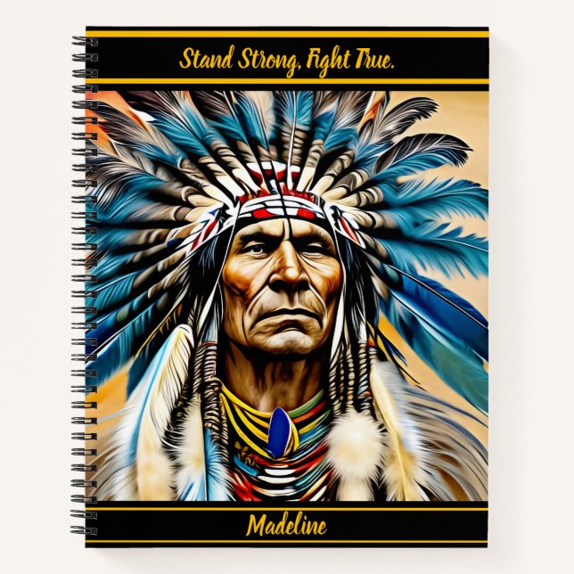 Traditional Sketchbook: Wild Spirit Notebook (Front)