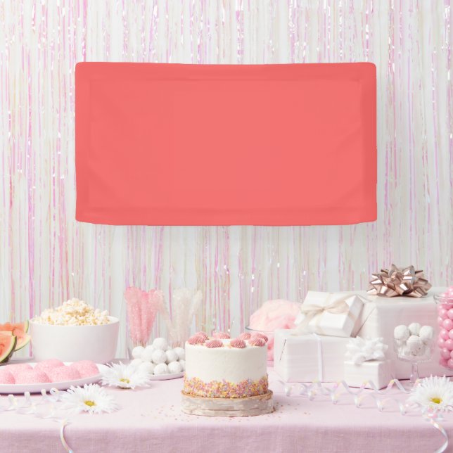 Traditional - Soft Red Banner (Party)