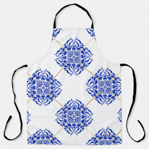 Traditional spain seamless pattern. Spanish cerami Apron