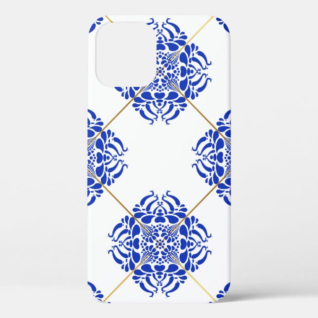 Traditional spain seamless pattern. Spanish cerami Case-Mate iPhone Case (Back)